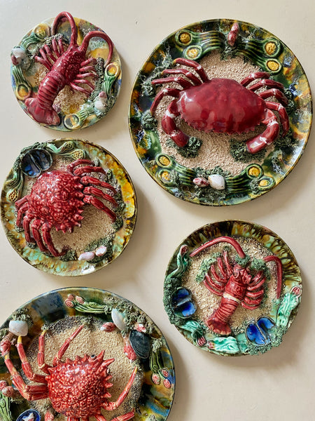 Assiette araignée de mer