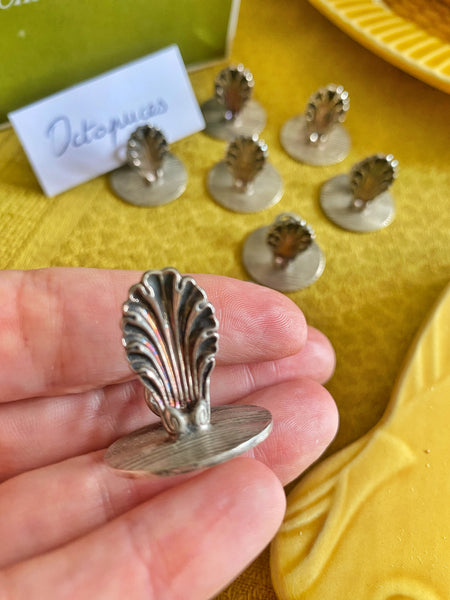 8 porte noms coquilles Christofle