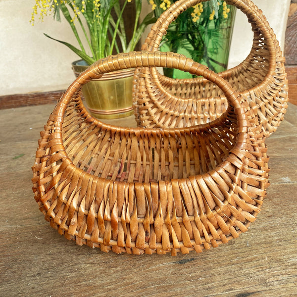 Panier tressé ancien