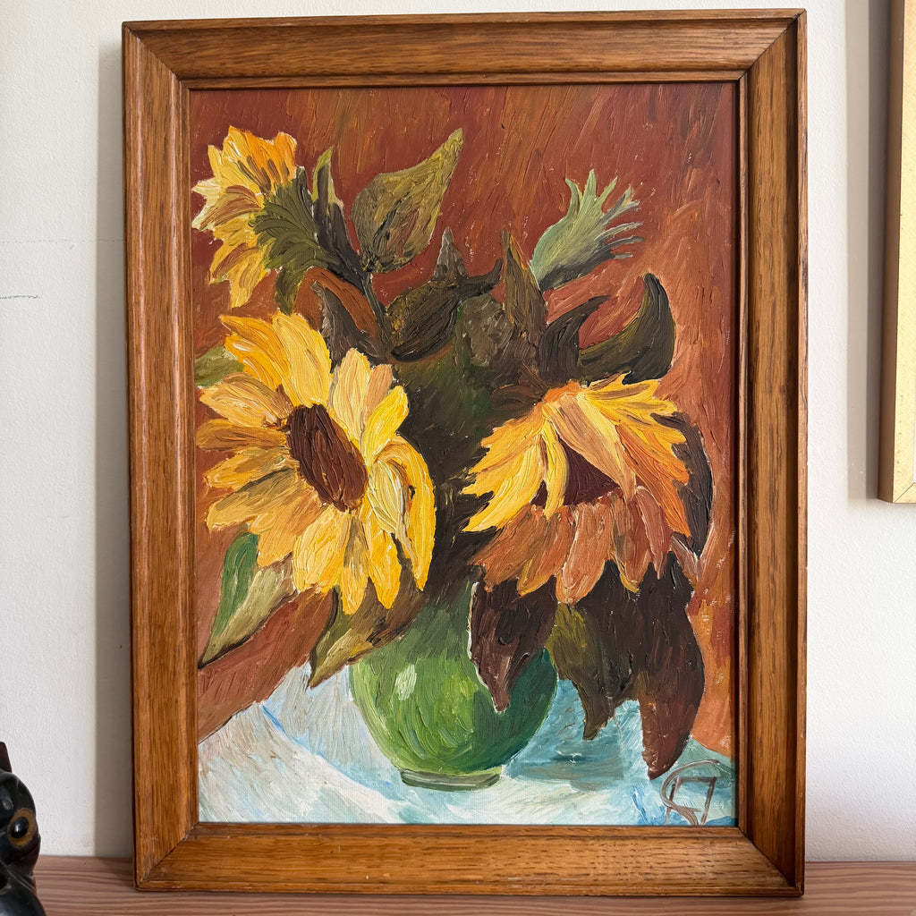 Nature morte aux tournesols