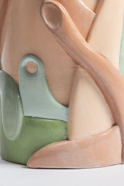 Lampe RACINES (vert et rose)