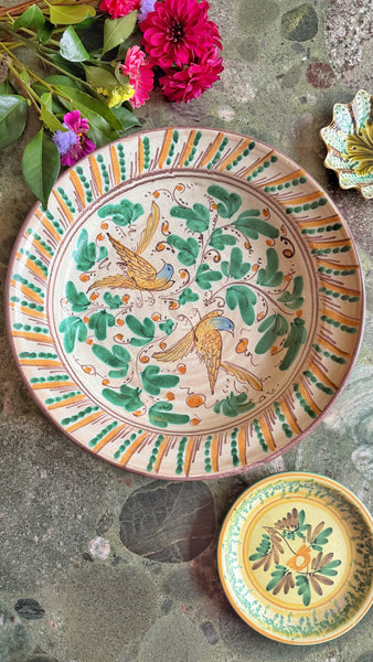 Grand plat ancien caltagirone