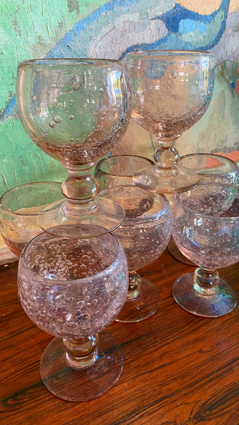 8 Verres souffles Biot