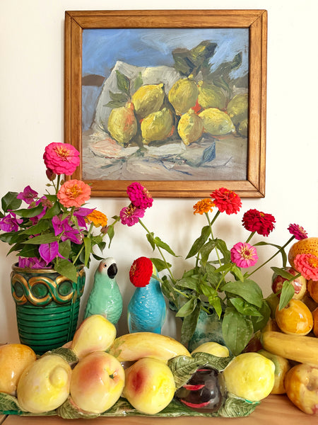Peinture à l’huile vintage