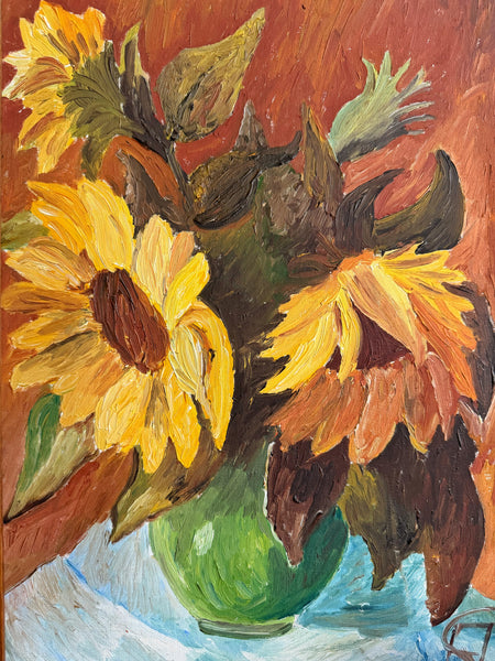 Nature morte aux tournesols