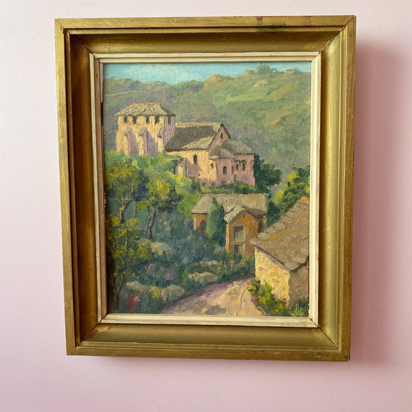 Tableau ancien paysage