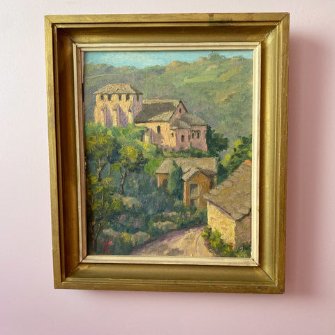 Tableau ancien paysage