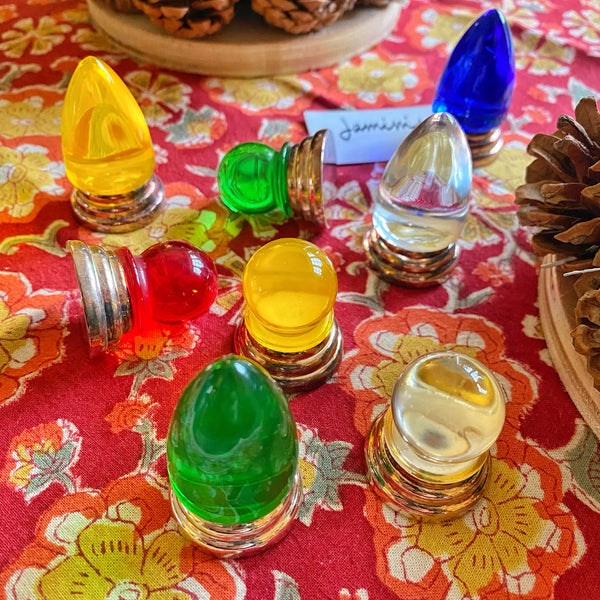 8 porte noms vintage bijoux