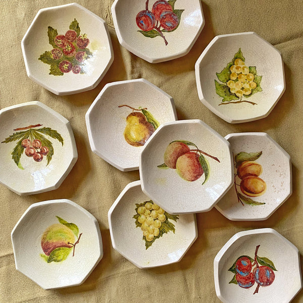 10 assiettes Launay terre cuite