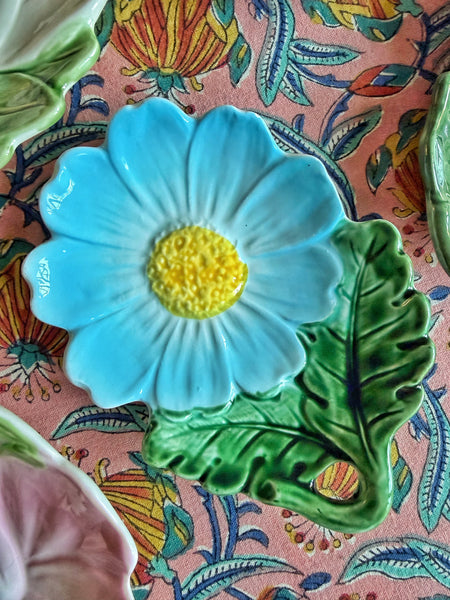 Ravier fleur barbotine