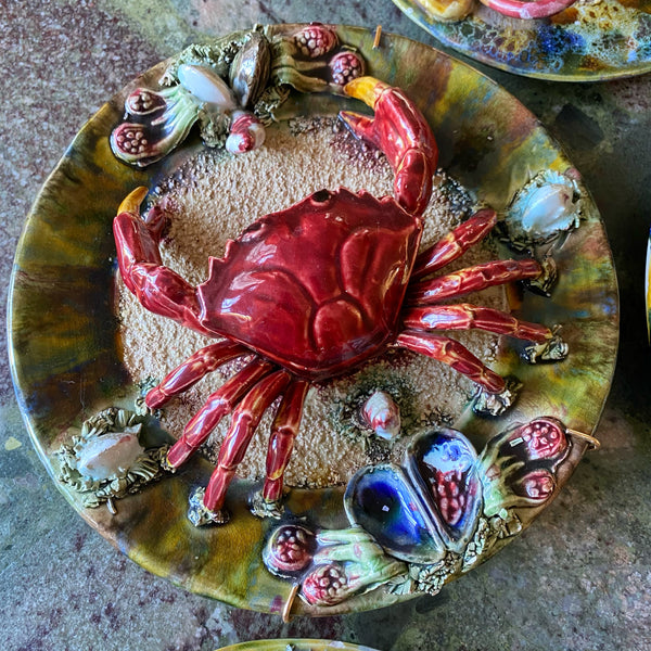 Assiette crabe