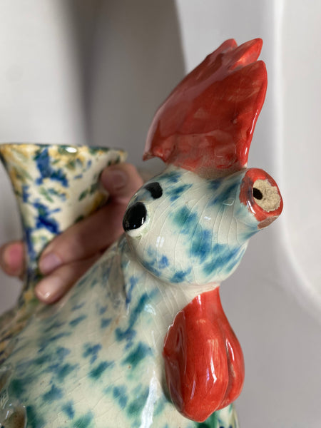 Pichet coq artisanal