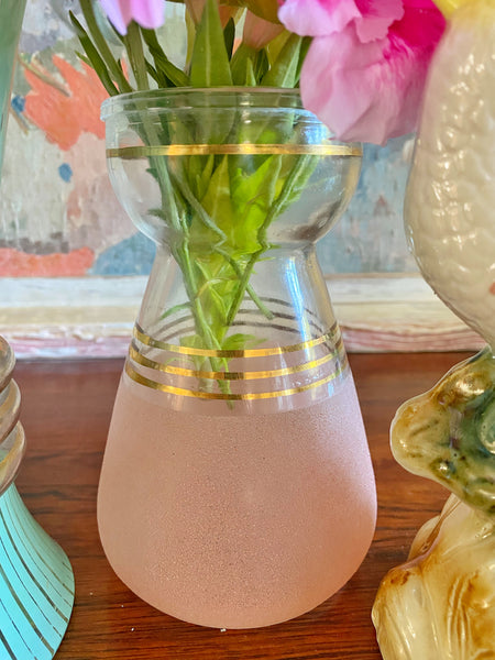 Vase bulbe art deco