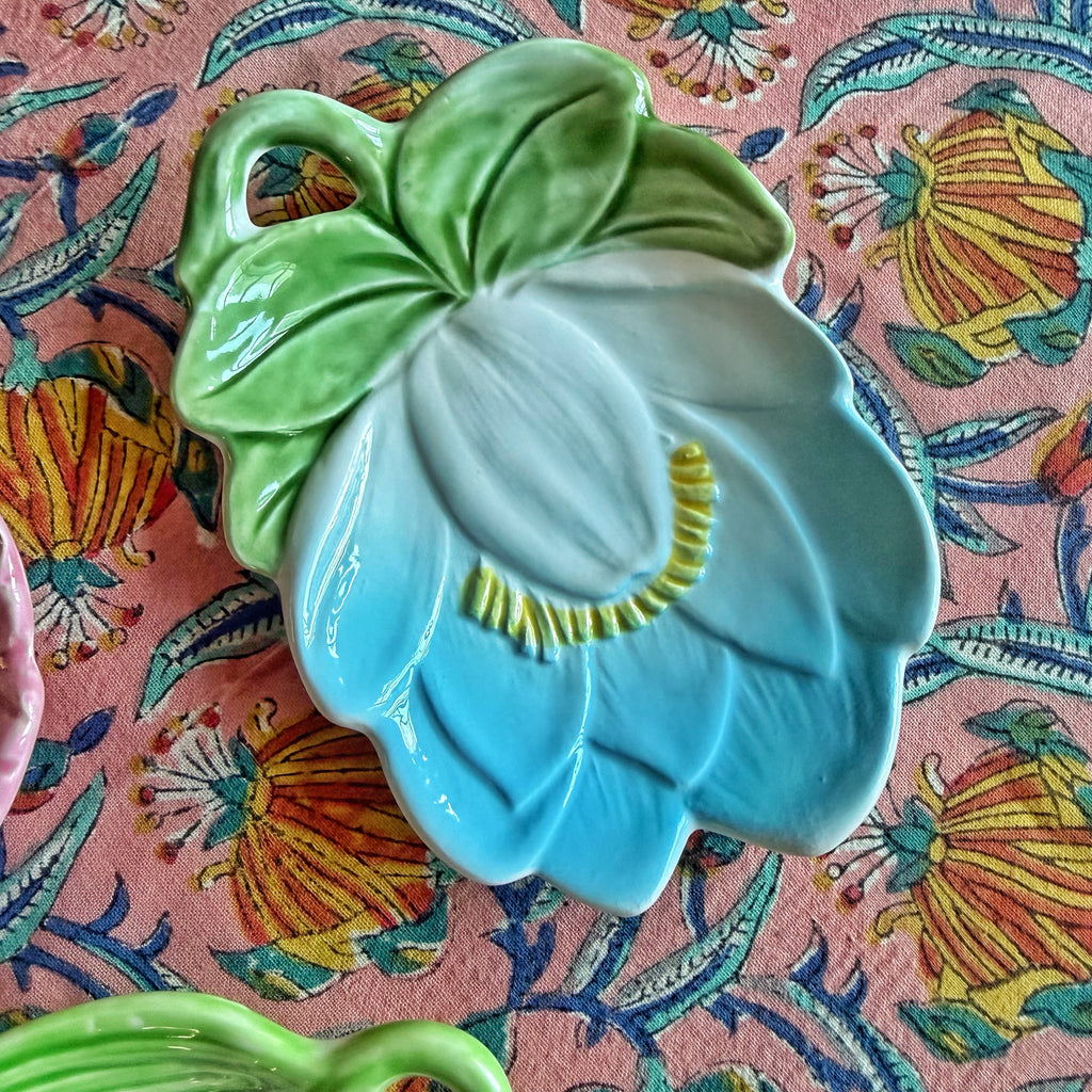 Ravier fleur barbotine