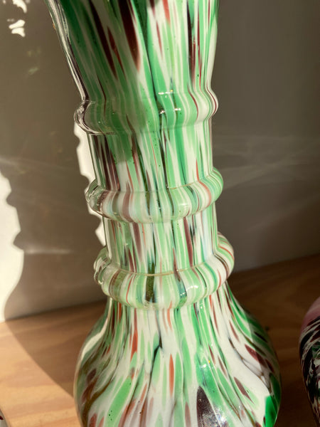 Vase ancien verre de Clichy
