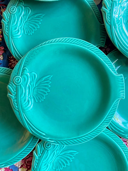 6 assiettes poisson  Sarreguemines