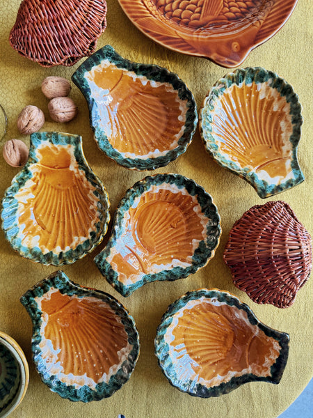 6 coupelles coquillages