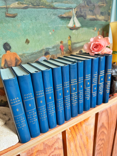 Ensemble 12 livres Casanova