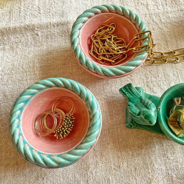 Paire de Coupelles céramique art deco