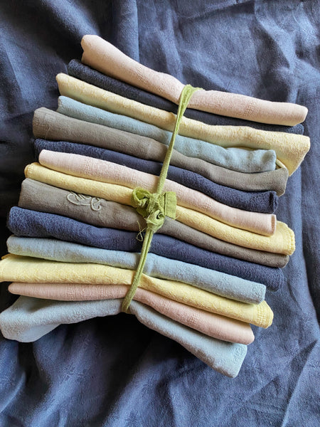 Lot « Aurore » 12 serviettes anciennes