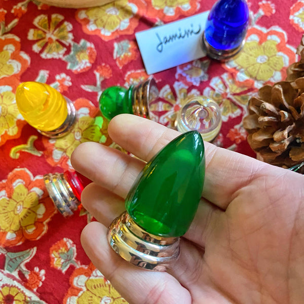 8 porte noms vintage bijoux
