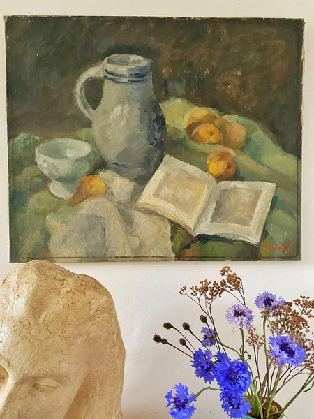 Peinture à l’huile nature morte