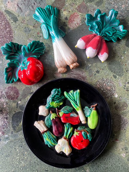 Assiette aux légumes Vallauris