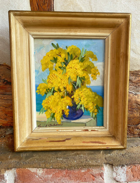 Peinture les mimosas Louis Adami