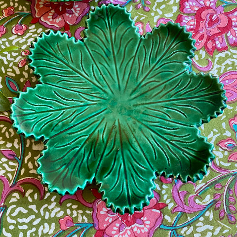 Plat feuille Vallauris