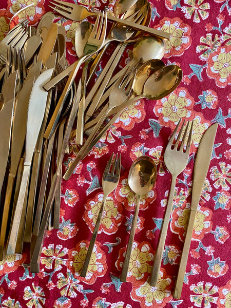 Ménagère laiton 8 personnes