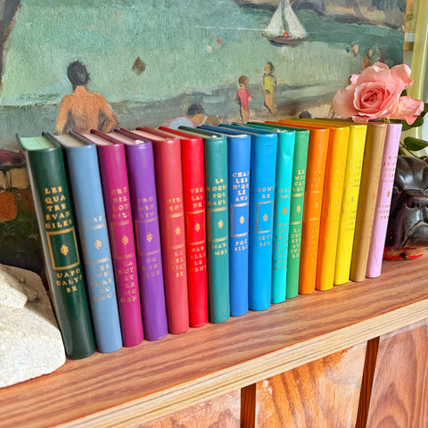 Ensemble 16 livres reliés
