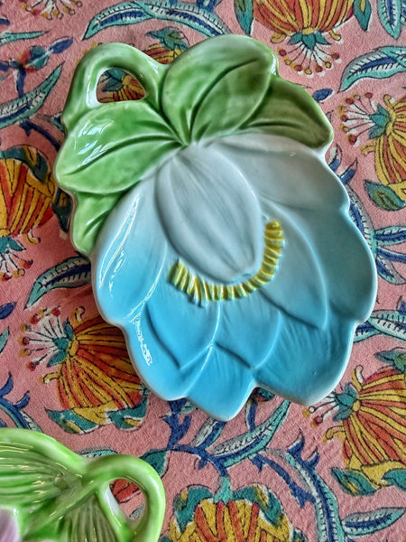 Ravier fleur barbotine