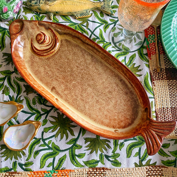 Plat poisson vintage