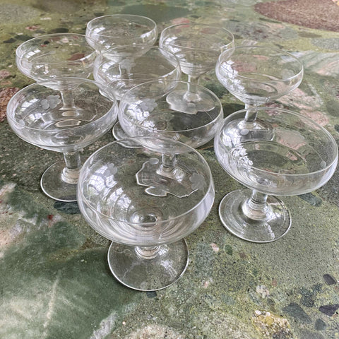 9 coupes à champagne