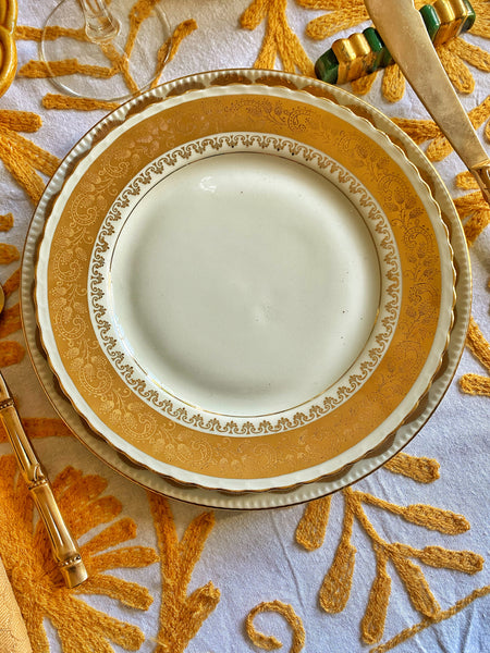 11 assiettes porcelaine