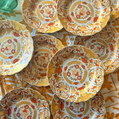 9 assiettes porcelaine chinoise