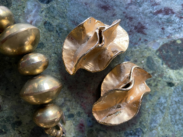 Boucle d’oreilles vintage couture