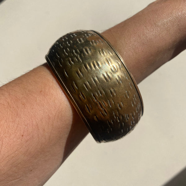 Bracelet vintage laiton