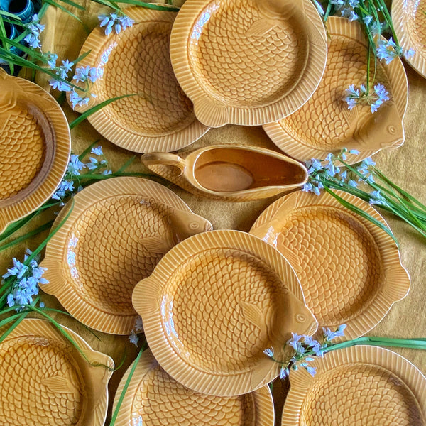 Service 10 Assiettes et saucière Sarreguemines