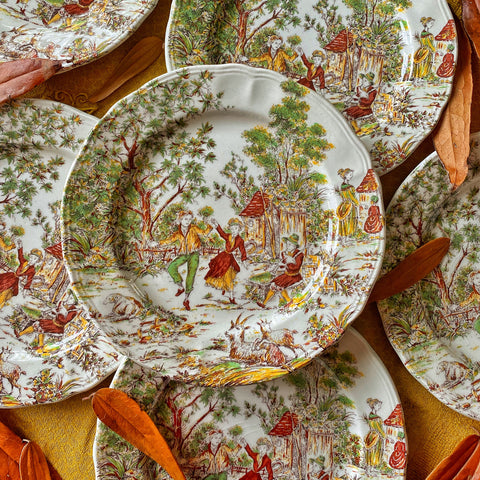 6 assiettes Luneville