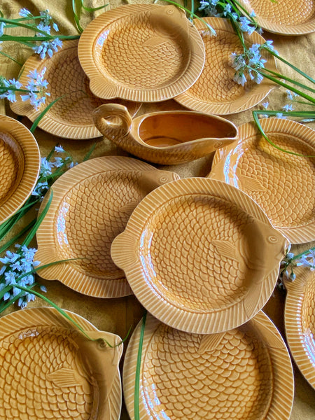 Service 10 Assiettes et saucière Sarreguemines