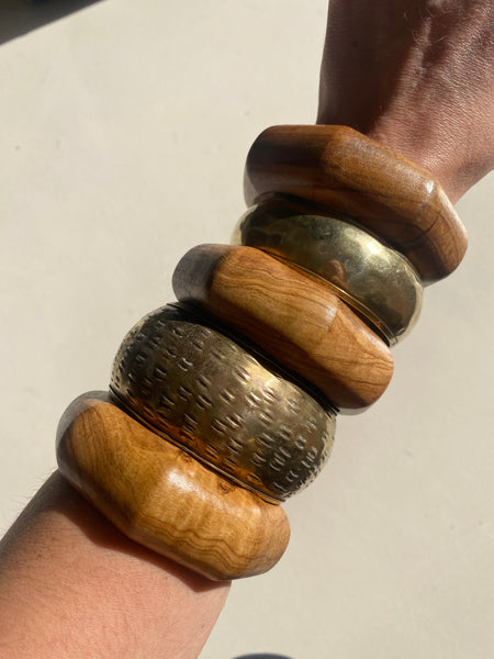Bracelet vintage laiton