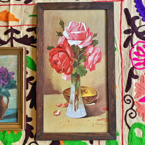 Nature morte bouquet de roses