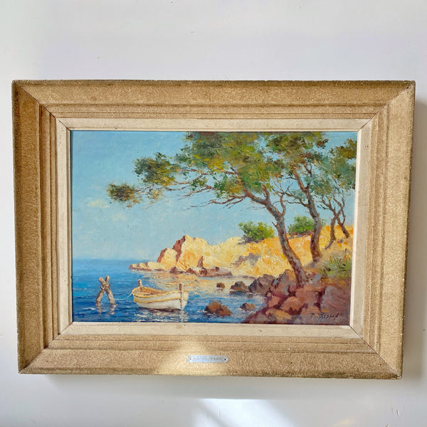 Tableau Riviera 1950 Pol Presson