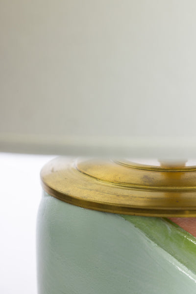 Lampe RACINES (vert et rose)