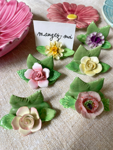 6 porte noms vintage