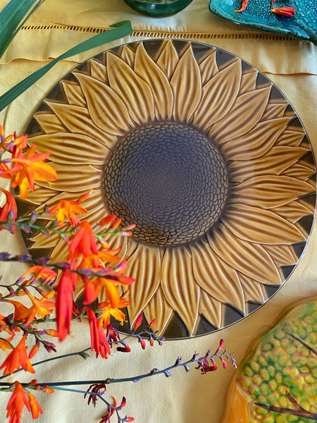 Dessous de plat /plateau à fromage tournesol