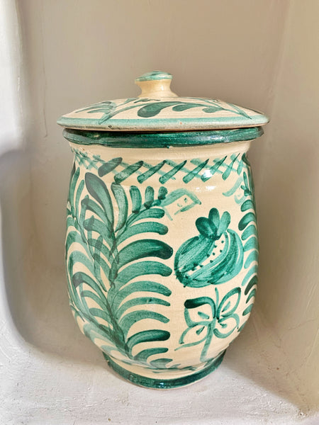 Grand pot en terre cuite vernissée