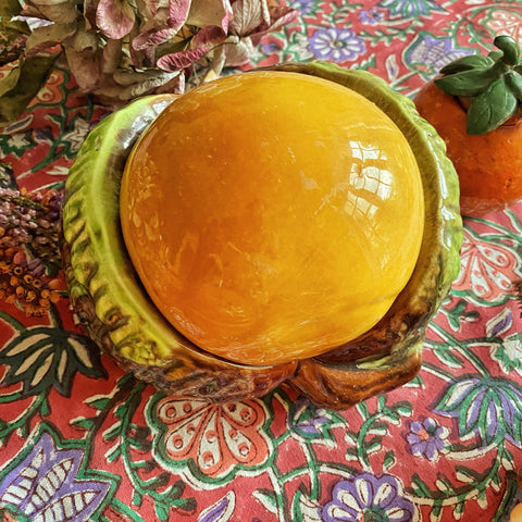 Moutardier pot marron Vallauris