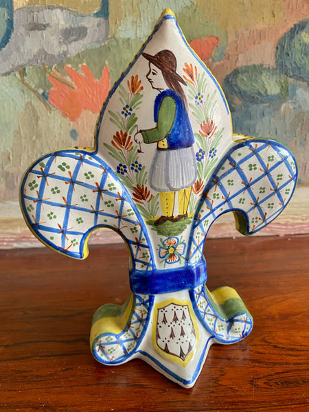 Vase ancien Henriot Quimper